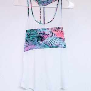Flowy burnout tropical tank